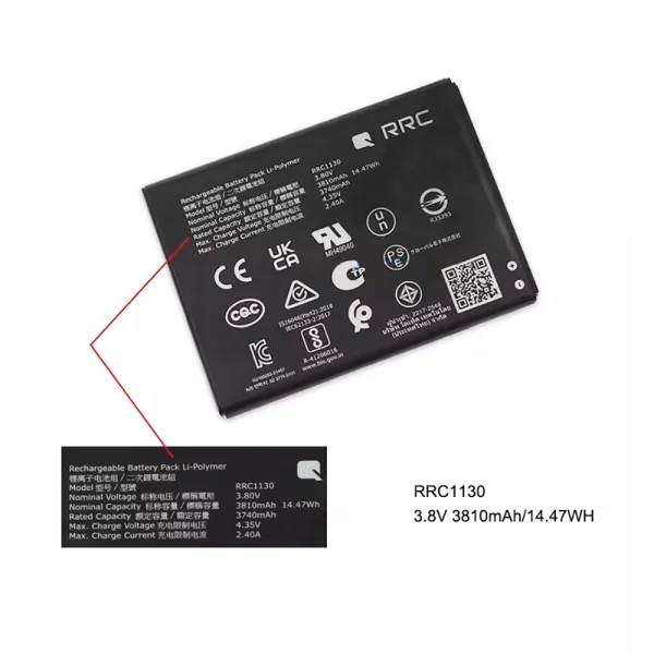 Batería nueva para RRC1130 Leica BLK3D