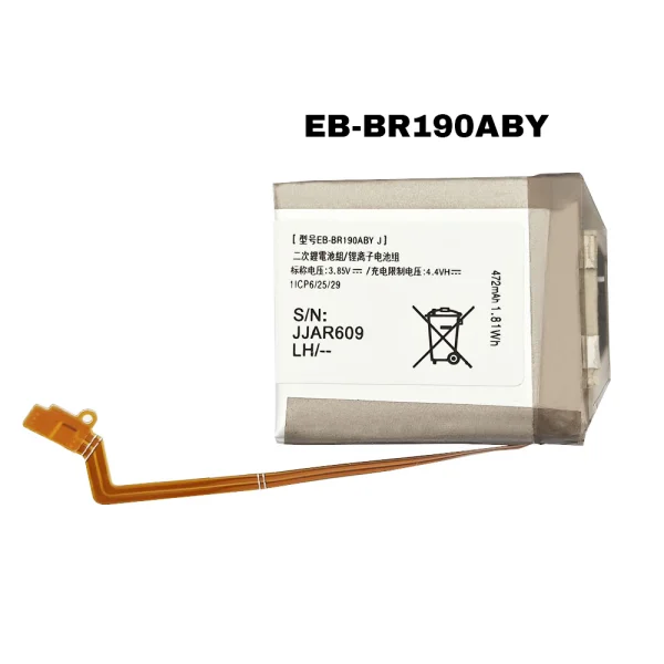 Bateria de repuesto EB-BR190ABY J para Samsung Galaxy Buds Pro (SM-R190 EP-QR190)