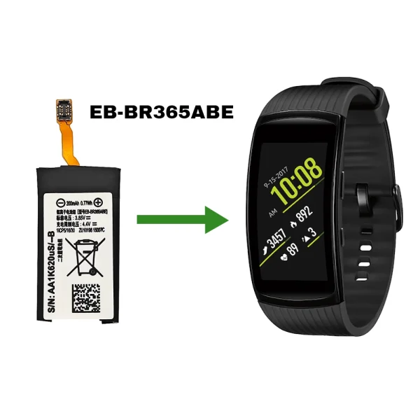 Bateria de repuesto EB-BR365ABE Battery para Samsung Gear Fit2 Pro (SM-R365) - Imagen 4