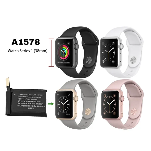 Bateria de repuesto A1578 para Apple Watch Series 1 (38mm) A1802 - Imagen 4