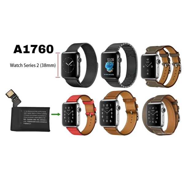 Bateria de repuesto A1760 para Apple Watch Series 2 (38mm) - Imagen 4