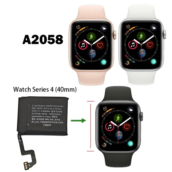 Bateria de repuesto A2058 para Apple Watch Series 4 (40mm) - Imagen 4