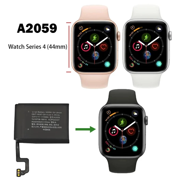 Bateria de repuesto A2059 para Apple Watch Series 4 (44mm) - Imagen 4