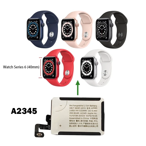 Bateria de repuesto A2345 para Apple Watch Series 6 (40mm) - Imagen 4