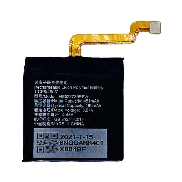 Bateria de repuesto HB532729EFW para HUAWEI Watch 3