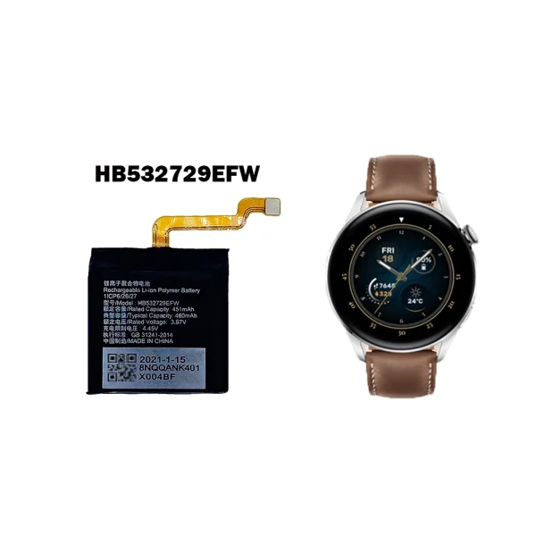 Bateria de repuesto HB532729EFW para HUAWEI Watch 3 - Imagen 4