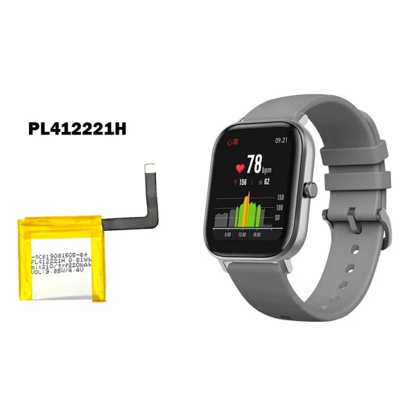 Bateria de repuesto PL412221H para Amazfit GTS,A1914/A1913 - Imagen 4