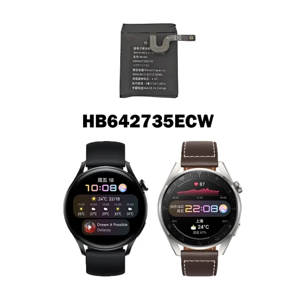 Bateria de repuesto HB642735ECW para HUAWEI Watch 3Pro,Watch 3S,Watch 3X,Honor Watch  K2 - Imagen 4