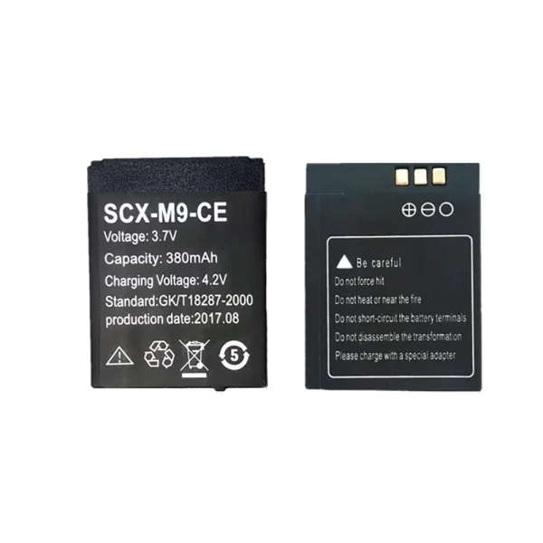 Bateria de repuesto SCX-M9-CE para Smart Watch