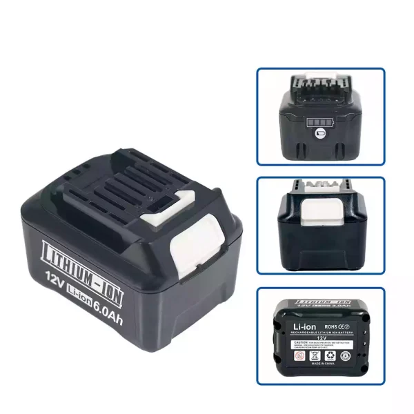 12V 6.0Ah Bateria de repuesto para MAKITA BL1041B - Imagen 2