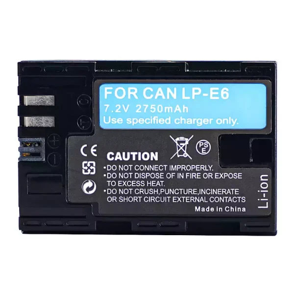 Bateria de repuesto para Canon LP-E6