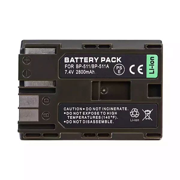 Bateria de repuesto para Canon BP-511 BP-511A