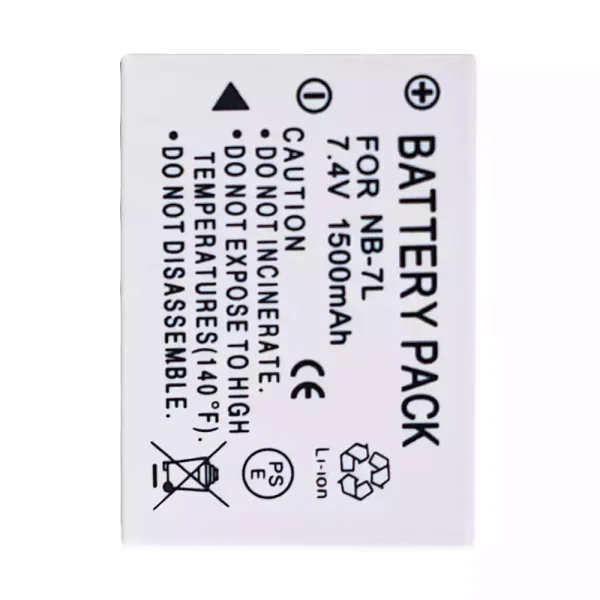 Bateria de repuesto para Canon G10 G11 G12 SX30 IS PC1305 PC1428 PC1560 PC1564 - Imagen 4