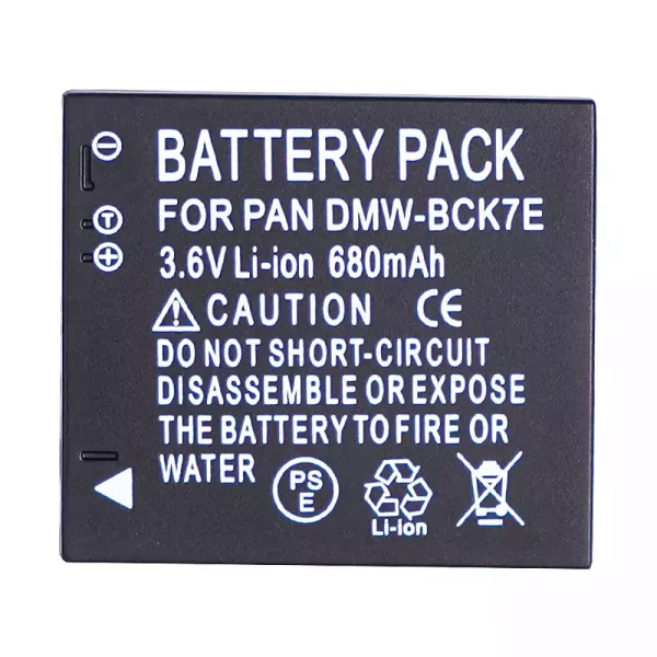 Bateria de repuesto para PANASONIC DMW-BCK7E DMW-BCK7