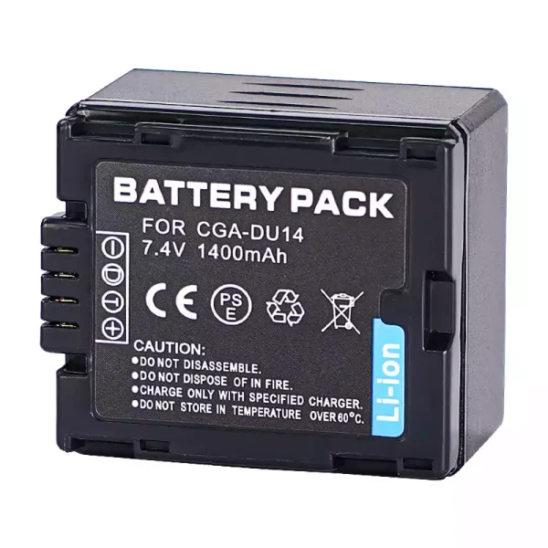 Bateria de repuesto para PANASONIC PV-GS19 PV-GS29 PV-GS31 PV-GS33 PV-GS34 PV-GS35 PV-GS36 PV-GS39 PV-GS50 PV-GS55 PV-GS59 PV-GS65 PV-GS70 PV-GS75 PV-GS80 PV-GS83 PV-GS85 - Imagen 2