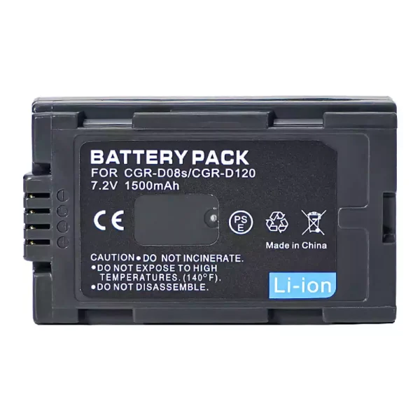 Bateria de repuesto para PANASONIC PV-DC152 PV-DC252 PV-DV52 PV-DV53 PV-DV73 PV-DV102 PV-DV103 PV-DV203 PV-DV800 PV-DV900 PV-GS2 PV-GS9 PV-GS12 PV-GS14 PV-GS15 PV-VM202 VDR-M20