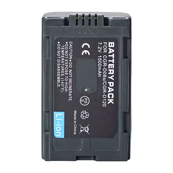 Bateria de repuesto para PANASONIC PV-DC152 PV-DC252 PV-DV52 PV-DV53 PV-DV73 PV-DV102 PV-DV103 PV-DV203 PV-DV800 PV-DV900 PV-GS2 PV-GS9 PV-GS12 PV-GS14 PV-GS15 PV-VM202 VDR-M20 - Imagen 2