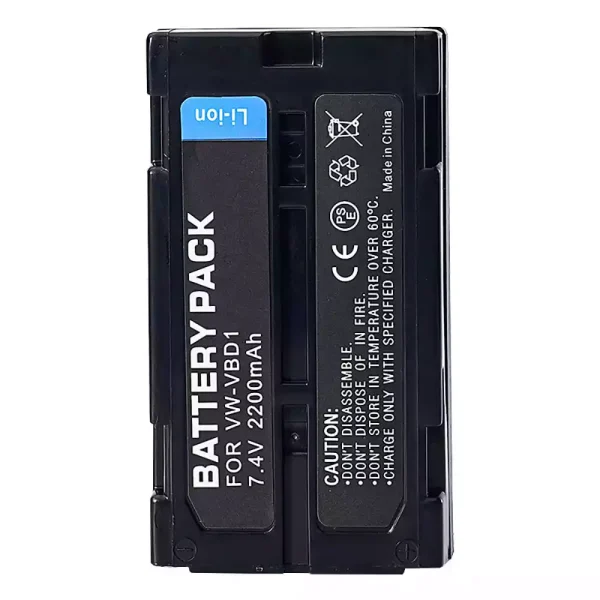 Bateria de repuesto para PANASONIC PV-DV700 PV-DV700D PV-DV710 PV-DV710D PV-DV950 PV-DV1000 EZ-1P GA-EZ20 NV-DR1 PV-D1000 PV-SD4090 PV-SD5000 ZG-EZ30U - Imagen 2