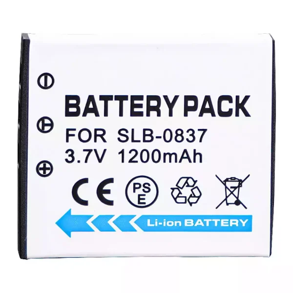 Bateria de repuesto para Samsung SLB-0837 SLB-0737