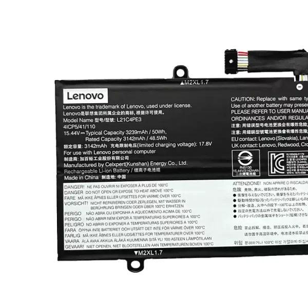 Portátil bateria nueva para LENOVO L21C4PE3 L21M4PE4 - Imagen 3