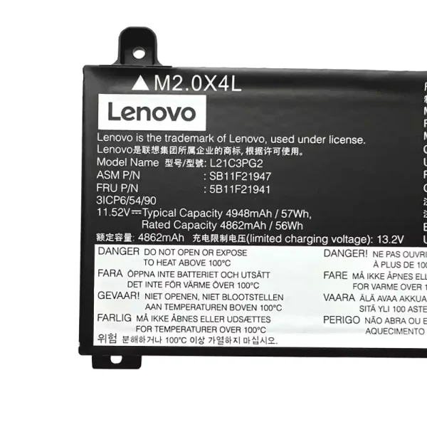 Portátil bateria nueva para Lenovo L21C3PG2 L21M3PG2 - Imagen 4