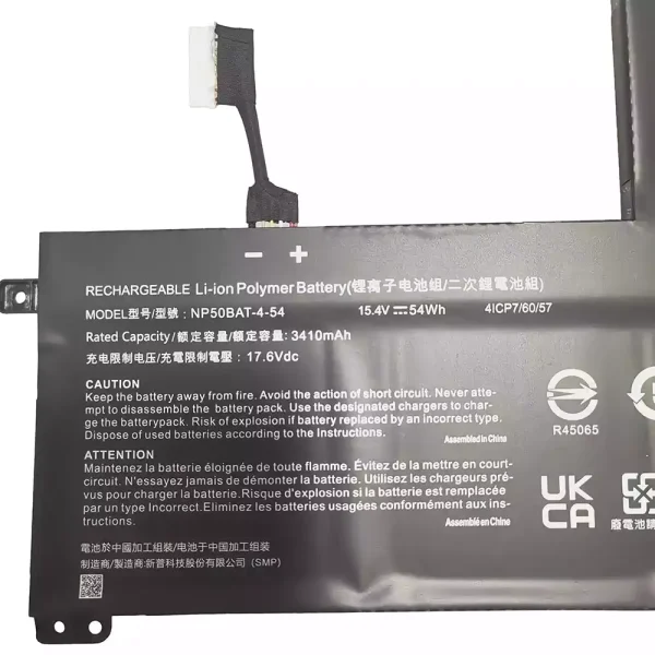 Portátil bateria nueva para NP50BAT-4-54 - Imagen 3