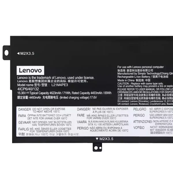 Portátil bateria nueva para Lenovo L21M4PE3 L21L4PE3 - Imagen 3