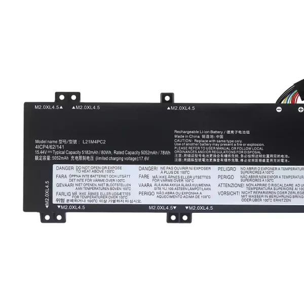 Portátil bateria nueva para Lenovo L21B4PC0 L21C4PC1 L21D4PC1 L21M4PC2 L21M4PC3 - Imagen 3