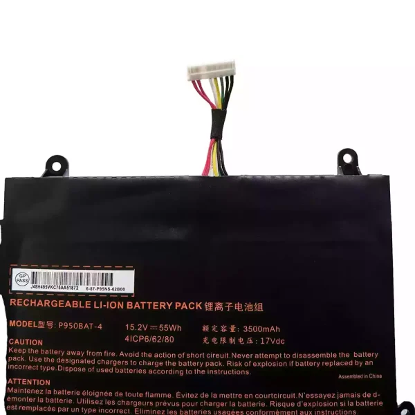 Portátil bateria nueva para P950BAT-4 - Imagen 3