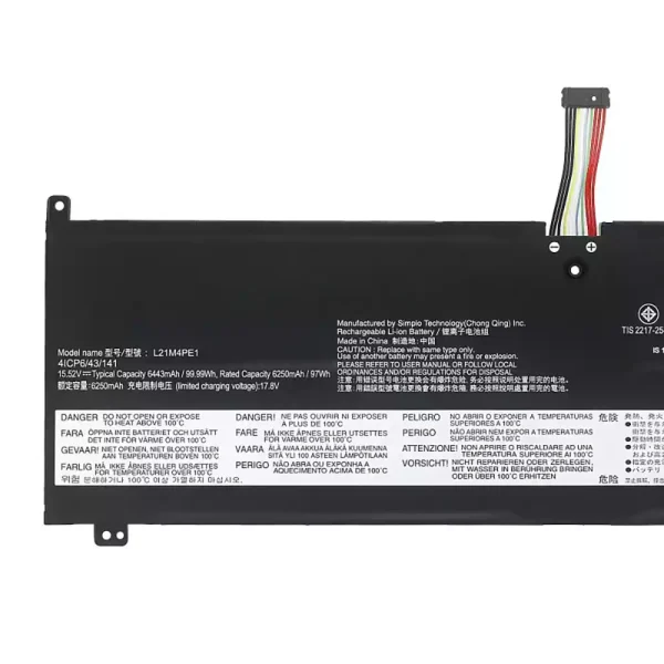 Portátil bateria nueva para LENOVO L21M4PE1 L21C4PE1 L21B4PE1 - Imagen 3