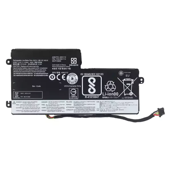 Portátil bateria nueva para LENOVO 45N1112 45N1113