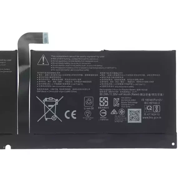 Portátil bateria nueva para 96BTA016H 96BTA015H DYNC01,Microsoft Surface Pro 8 1983 1982 - Imagen 3