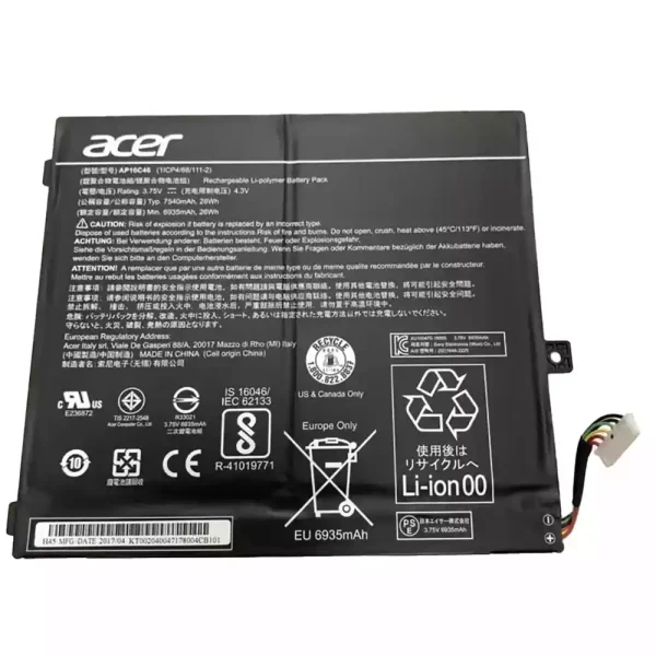 Portátil bateria nueva para Acer AP16C46