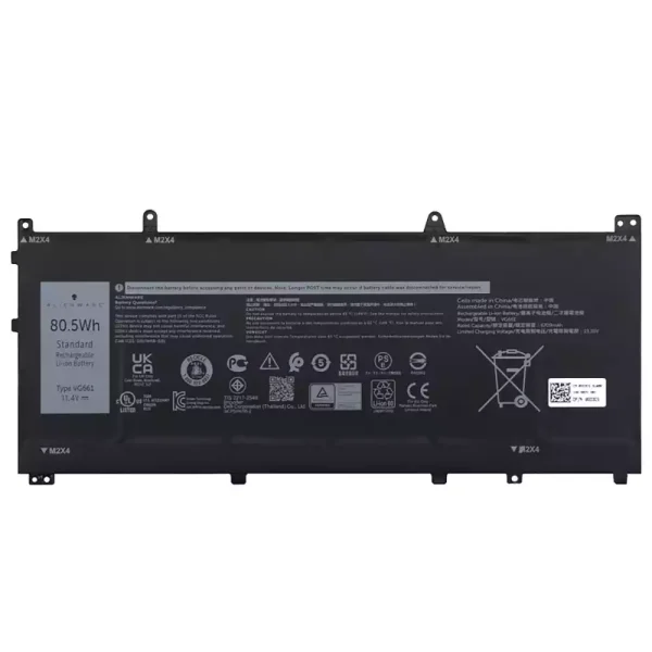 Portátil bateria nueva para DELL VG661 V4N84,DELL Alienware x14 R1 R2