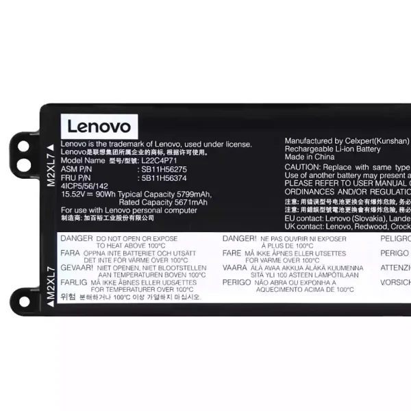 Portátil bateria nueva para LENOVO L22C4P71 L22M4P71 - Imagen 3