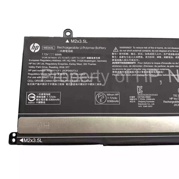 Portátil bateria nueva para HP WE04XL HSTNN-WB0F N39857-005 - Imagen 3