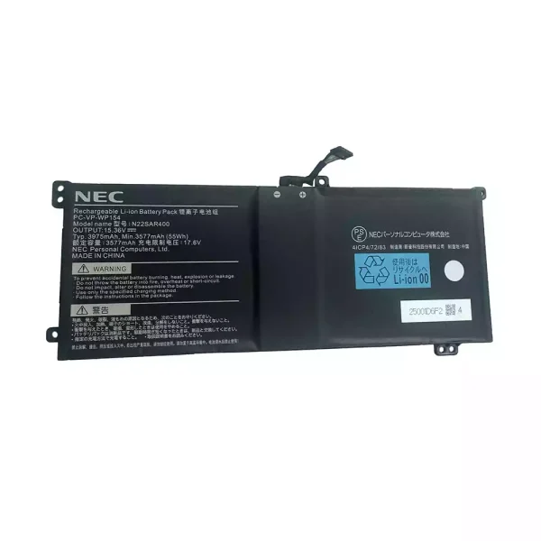 Portátil bateria nueva para NEC PC-VP-WP154 N22SAR400