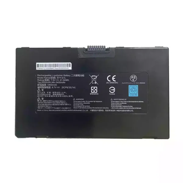 Portátil bateria nueva para MSI BTY-S1L
