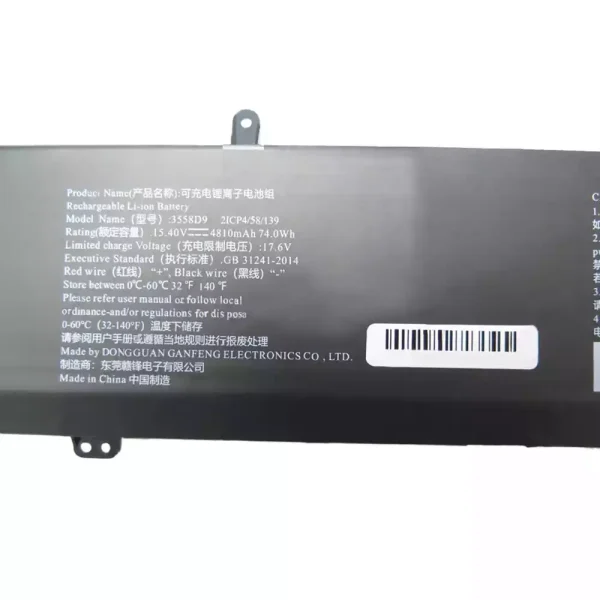 Portátil bateria nueva para 3558D9 - Imagen 2