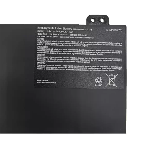 Portátil bateria nueva para A31-M15 - Imagen 3