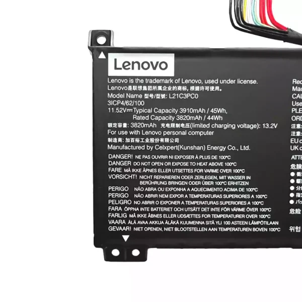 Portátil bateria nueva para Lenovo L21C3PC0 L21D3PC0 L21L3PC0 L21M3PC0 - Imagen 4