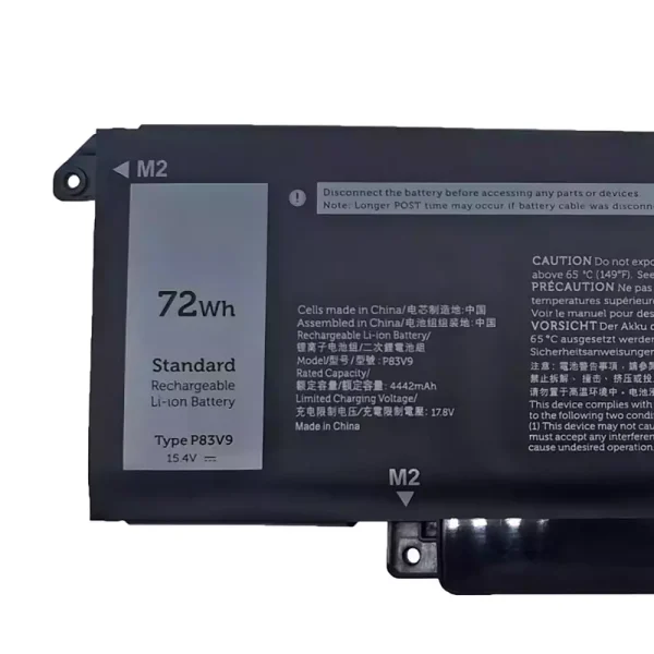 Portátil bateria nueva para DELL P83V9 - Imagen 3