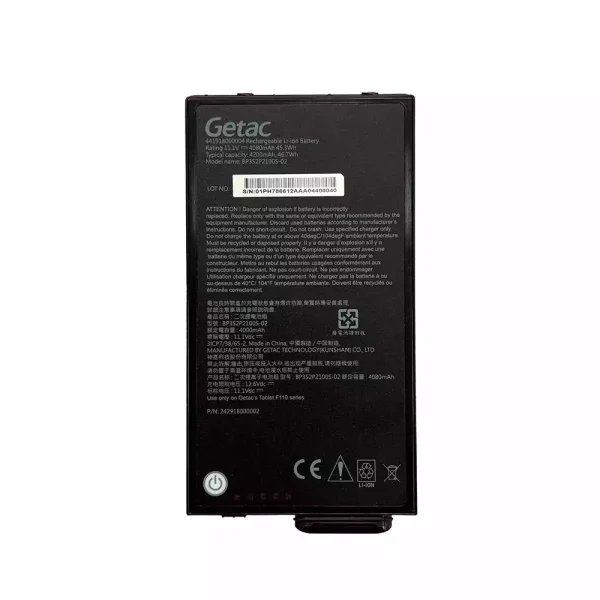 Portátil bateria nueva para Getac BP3S2P2100S-02 BP3S1P2680B Getac F110
