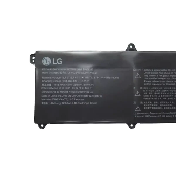 Portátil bateria nueva para LG LBW222AM - Imagen 3
