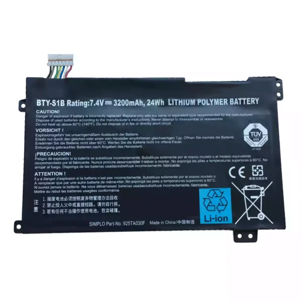 Portátil bateria nueva para MSI BTY-S1B 40033906 925TA030F