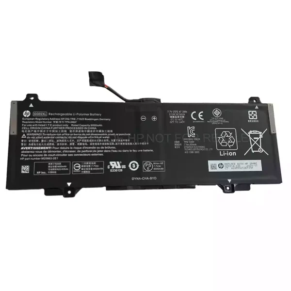 Portátil bateria nueva para HP GG02XL