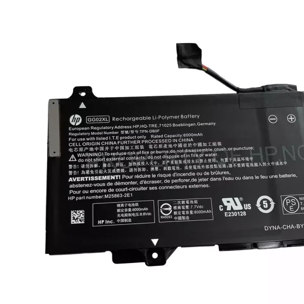 Portátil bateria nueva para HP GG02XL - Imagen 3