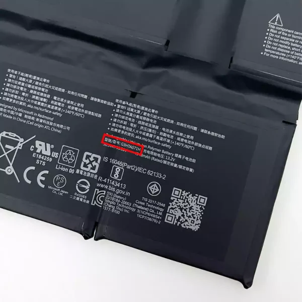 Portátil bateria nueva para Microsoft G3HTA071H,Microsoft Surface Laptop Studio 1964 - Imagen 3