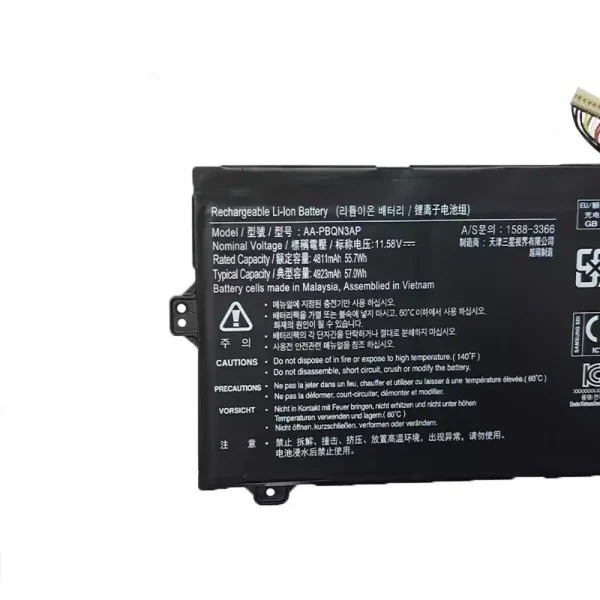 Portátil bateria nueva para SAMSUNG AA-PBQN3AP - Imagen 3