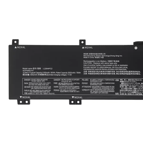 Portátil bateria nueva para LENOVO L22M4PC2 L22B4PC2 L22C4PC2 L22D4PC2 - Imagen 3